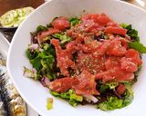 Foto do passo 2 de Sardinhas assadas com salada