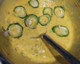 A picture of step 6 of Healthy karela pakoda.