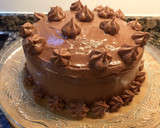 Foto del paso 19 de la receta: Tarta de harina de arroz y crema pastelera de chocolate, sin gluten, sin lactosa