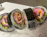 A picture of step 20 of Rose Sushi Roll.
