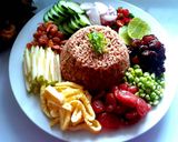 รูปขั้นตอนการทำที่ 4 ของ ข้าวคลุกกะปิ Khao kluk kapi (Shrimp Paste Fried Rice)