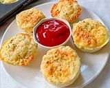 A picture of step 8 of Cheesy veggies muffin scones.