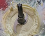 Foto langkah ke 4 dari resep Avocado Ice Cream With Almond And Choco Chip.