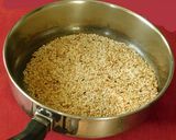 A picture of step 3 of Sesame seed-Peanut Laddu.