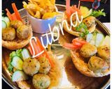 A picture of step 4 of Potato Bird Nest Basket:.