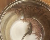 Vaníliás piskótakocka rumos-kakaós öntettel recept fázis 4 fotója