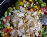 A picture of step 2 of Corn Bhel.