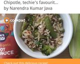 A picture of step 1 of Chipotle, techie's favourite fast food.