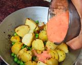 মটরশুঁটি দিয়ে নিরামিষ আলুর দম(niramish aloor dum recipe in Bengali) রেসিপির ধাপ 4 ছবি