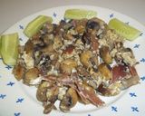 Foto del paso 5 de la receta Revuelto de champiñones y jamón serrano