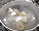 Foto del paso 13 de la receta: Crema de guisantes con jamón crocante y huevo