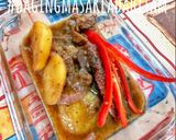 Gambar langkah 4 resipi Daging Masak Lada Hitam.