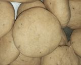 A picture of step 3 of Ajwain poori.