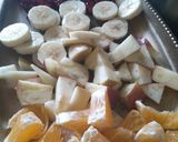 A picture of step 3 of Fruit Custard Pudding.