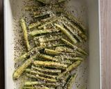 A picture of step 3 of Zucchini and Parmesan sticks.