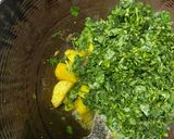 A picture of step 2 of Methi Aloo.