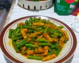 Foto langkah ke 3 dari resep Oseng tempe kacang panjang.