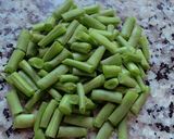 A picture of step 7 of Moi moi and vegetable Sauce.