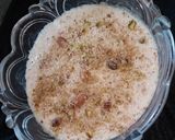 A picture of step 11 of Gajrela kheer.