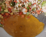 Foto del paso 4 de la receta: Arroz frito integral con camarones