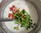 A picture of step 1 of Vegetable Uttapam.