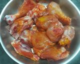 A picture of step 1 of Punjabi Chicken Masala.
