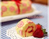 Foto langkah ke 7 dari resep Cara Membuat Motif pada Japanese Roll Cake - How to make japanese roll pattern.