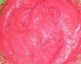 A picture of step 6 of Red velvet muffins#my Valentine's recipe#author marathon.
