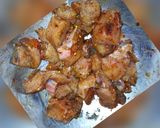 A picture of step 2 of Imli chicken.