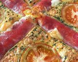 Une image de l'étape 4 de Tarte jambon fromage.