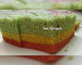 Foto langkah ke 6 dari resep Bolu pelangi pemula (seperti aku 😆).