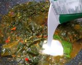 Foto langkah ke 5 dari resep Sayur Daun Singkong & Teri Santan.