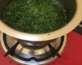 A picture of step 1 of Bathua paratha.