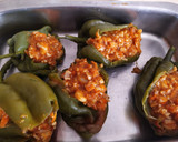 Foto del paso 4 de la receta: Pimientos verdes rellenos