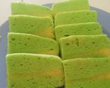 Foto langkah ke 9 dari resep Brownis pandan lapis.