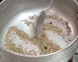 A picture of step 1 of Jal Zeera(cumin water).