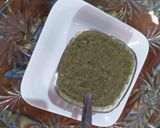 A picture of step 2 of Anar dana chutney.
