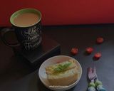 A picture of step 5 of Coffee Time with Scrambled Egg Sandwich.