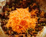 A picture of step 1 of Pattis(Left over bhaji).