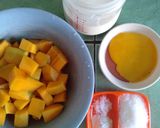 Foto langkah ke 1 dari resep Milky Mango Gelato.