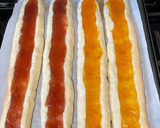 A picture of step 10 of Apricot (and Raspberry!) Diagonals.