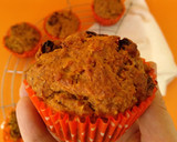 Foto del paso 8 de la receta: Muffins veganos de plátano y zanahorias🧁🥕🍌