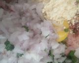 A picture of step 3 of Tawa kebab.