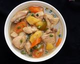 A picture of step 5 of Potato and Chicken Soup.