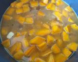 Sütőtök krémleves baconnel recept fázis 3 fotója
