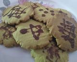 Foto langkah ke 6 dari resep Cookies Greentea toping Coklat.