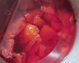 A picture of step 1 of Tomato carrot beetroot soup.