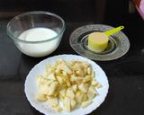 A picture of step 1 of Apple Smoothie.