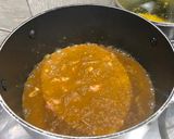 A picture of step 3 of Key Sega Wat - Ethiopian spicy beef stew.