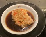 A picture of step 4 of Asian steamed fish.